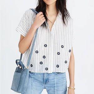 Madewell Embroidered Hilltop Shirt
